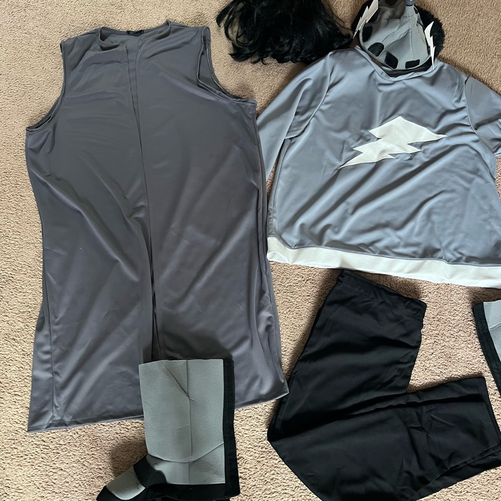 Gray and Black man’s  Murky Dismal Costume